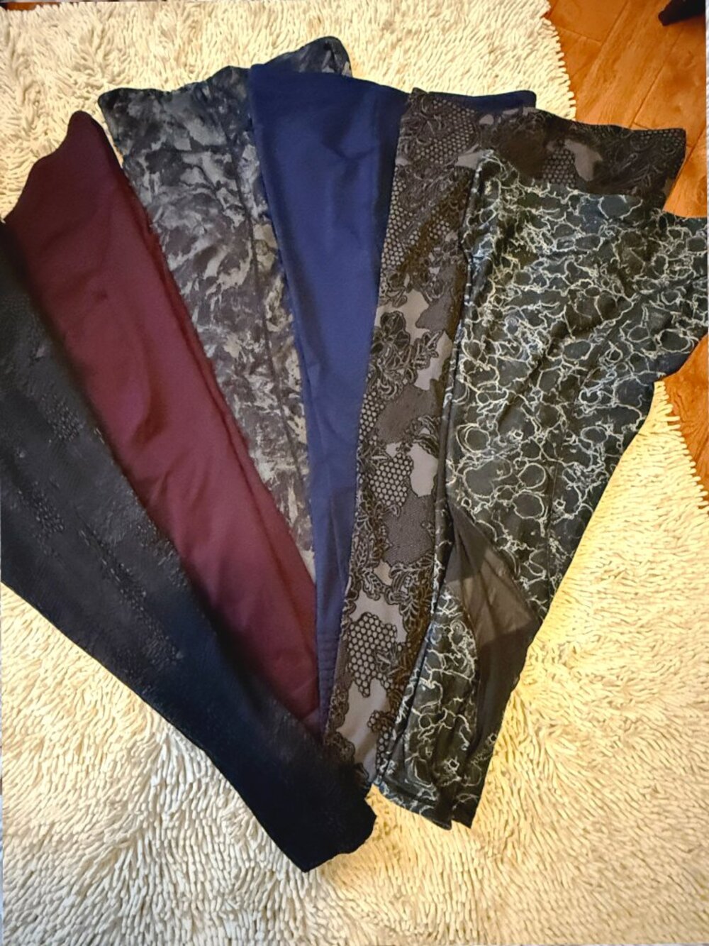 6-Piece Yoga Pants Bundle – All XL - Various brands